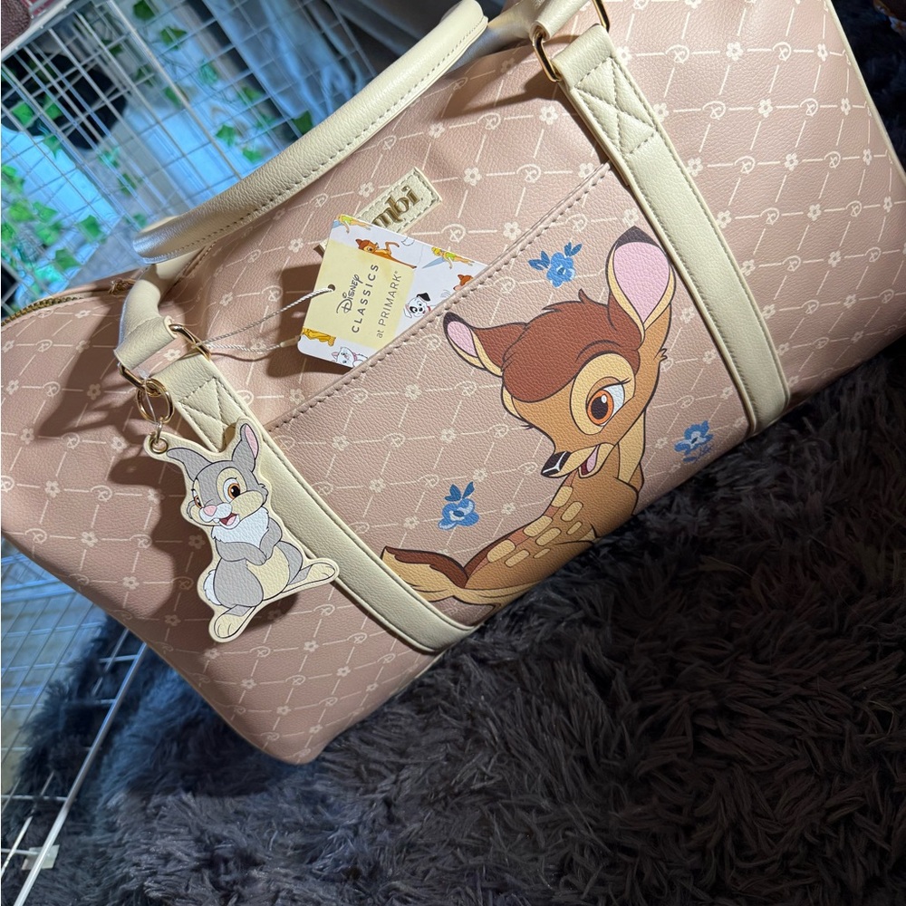 Disney Bambi Beige and Cream Travel Bag